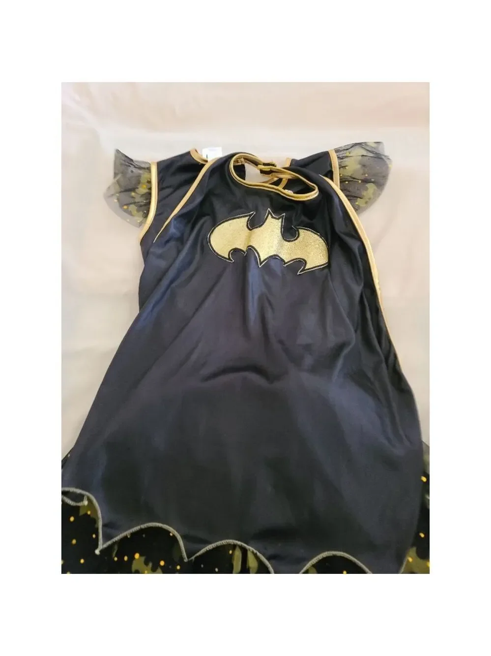 DC Comics Batman Superhero Dress L Black Gold Kids